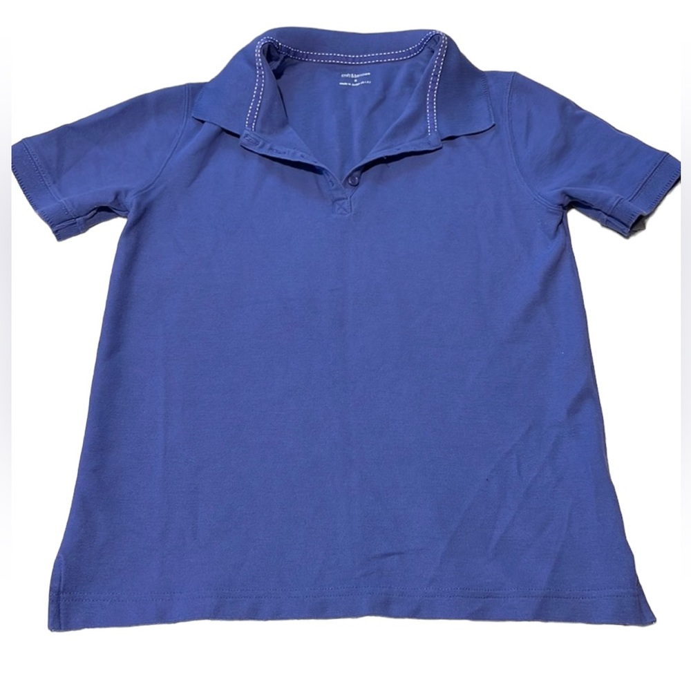 Croft & Barrow Blue Short Sleeve Polo Tee